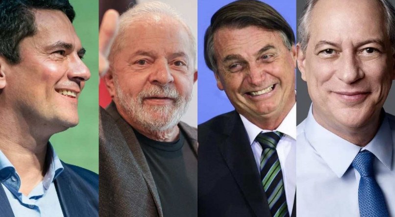 Eleições 2022 Lula Bolsonaro Ciro Moro Datafolha
